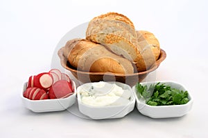 Set of food ingredients