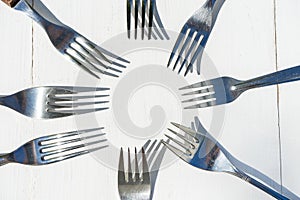 Set of forks