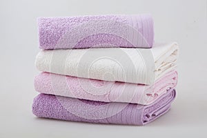 A set of four towels