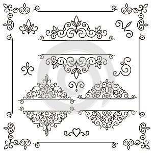 Set frames borders dividers text