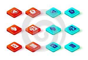 Set Front end development, Web, Cloud computing lock, UI or UX design and RGB and CMYK color mixing icon. Vector