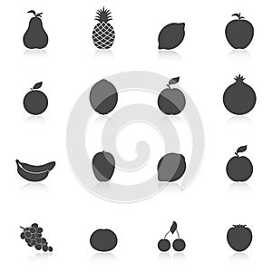 Set of Fruits Icons