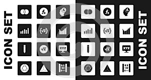 Set Function mathematical symbol, Square root of x glyph, Graph, schedule, chart, diagram, Mathematics sets A and B, XYZ