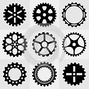 Set of gear wheels