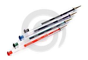 Set of gel pens