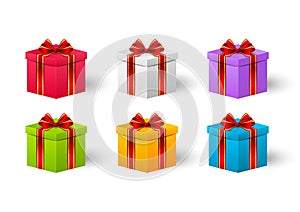 Set of gift boxes