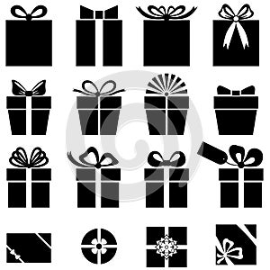 Set of gift icon