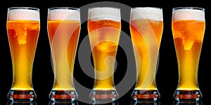 Set of Glasses of Beer