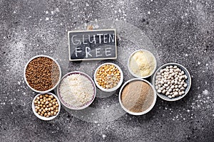 Set of gluten free products