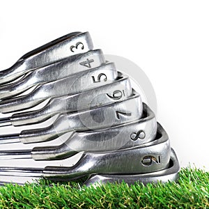Set of golf irons