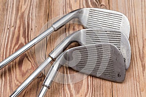 Set of golf irons