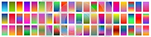 Set gradient colorful backgrounds. Abstract minimal vertical backdrops card for banners, social media stories, set multicolor
