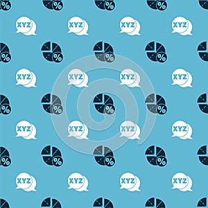 Set Graph, schedule, chart, diagram and XYZ Coordinate system on seamless pattern. Vector
