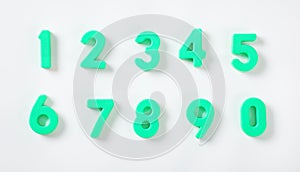 Set of green numbers