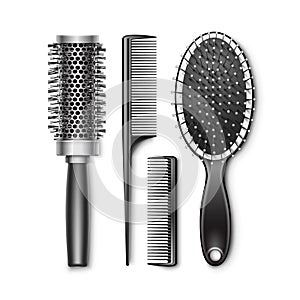 Set of Grooming and Hot Curling Radial Hair Brush