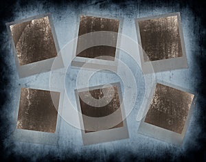 Set of grunge frames