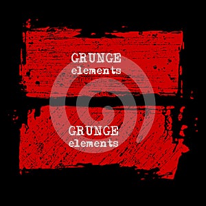 Set of Grunge background. Ink background. Retro background