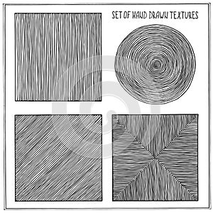 Set of Hand Drawn Textures