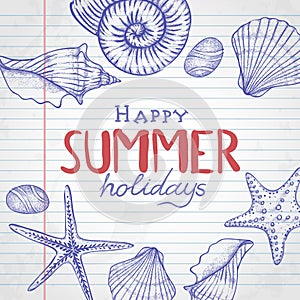 Set of Hand Drawn Various Elements