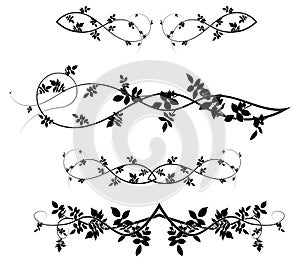 set of hawthorn elements decoration new pattern