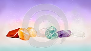 Set of Healing Chakra Crystals
