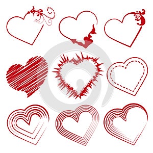 Set hearts, Valentine's day promotions