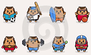 Set of Hedgehog Sport set