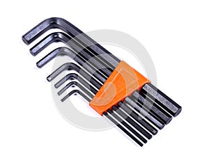 Set of hex keys Allen keys