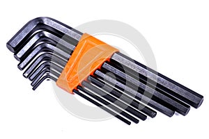 Set of hex keys Allen keys