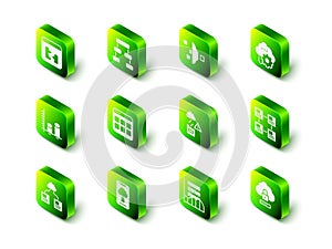 Set Hierarchy organogram chart, Filter setting, Cloud technology data transfer, computing lock, Server, Data, Web