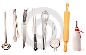 Set of high quality kitchen utensils