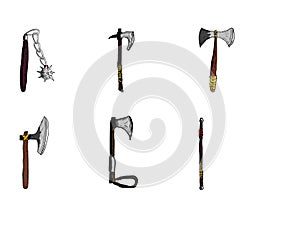 Set of Historical Weapons - Ancient Weapons