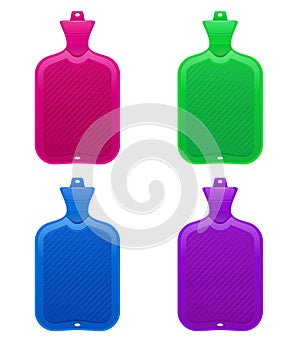 Set of hot-water bottles