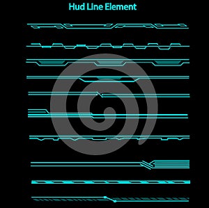 Set of hud line elements,Futuristic Sci Fi Modern User Interface Set.hud line elements,head up display,hud elements photo