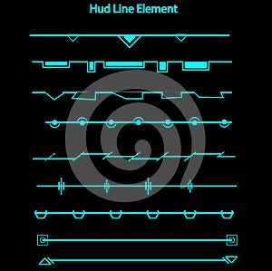 Set of hud line elements,Futuristic Sci Fi Modern User Interface Set.hud line elements,head up display,hud elements photo