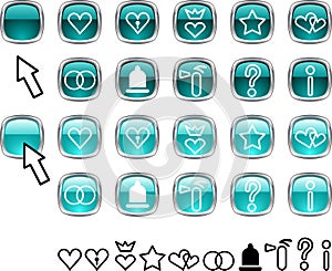 Set of icons.