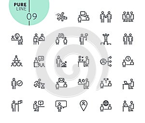 Set of icons for business and marketing