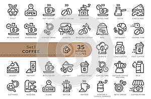 set icons coffee 01