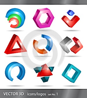 Set of icons or logos