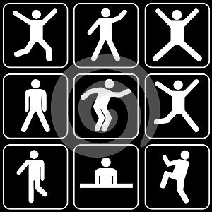 Set of icons (people)