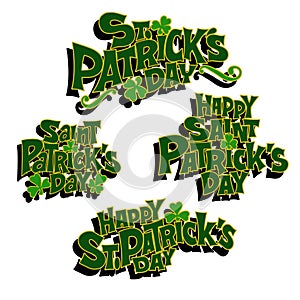 Set of icons for St.Patricks Day