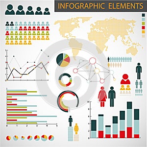 set of Infographic elements