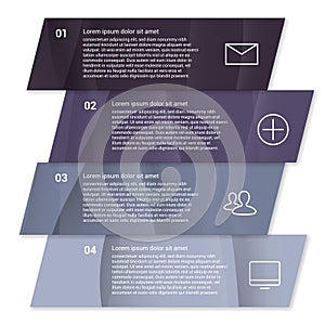 Set of infographic template layouts. Flow chart