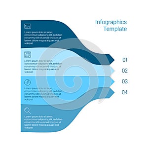 Set of infographic template layouts. Flow chart