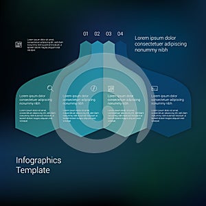 Set of infographic template layouts. Flow chart