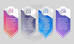 Set of infographic templates