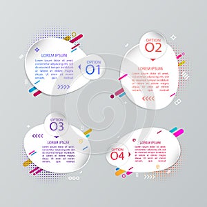 Set of infographic templates