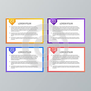 Set of infographic templates