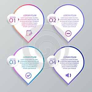 Set of infographic templates