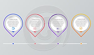 Set of infographic templates